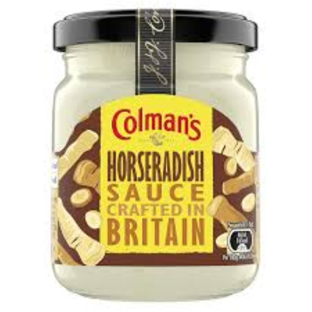 COLMANS HORSERADISH SAUCE 136G